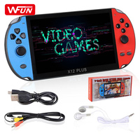 Console de jeux vidéo 7 pouces 16 Go X12 Plus Consola 20000+ jeux pour PSP Jeux rétro portables Arcade avec double joystick