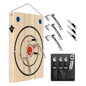 Factory wholesale wooden shooting target knife throwing wooden target handle