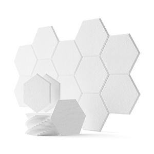 <span class=keywords><strong>Panneau</strong></span> <span class=keywords><strong>acoustique</strong></span> PET hexagonal Conception en nid d'abeille résistante aux intempéries Résistance à l'humidité de 9mm pour terrasses couvertes Conception graphique pour - Product Image 4