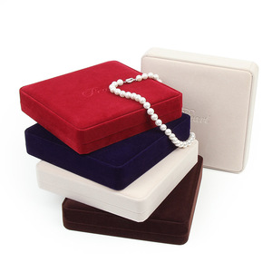Lussuosa Scatola in Velluto per Collana di Perle, Confezione Regalo Personalizzata in Plastica per Anelli e Orecchini, Ideale per la <span class=keywords><strong>Festa</strong></span> <span class=keywords><strong>della</strong></span> <span class=keywords><strong>Mamma</strong></span> - Product Image 3