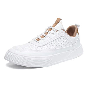 Nouveau Offre Spéciale fond épais à la mode polyvalent hommes modèles de marche en plein air fond souple petites chaussures blanches chaussures décontractées - Product Image 4