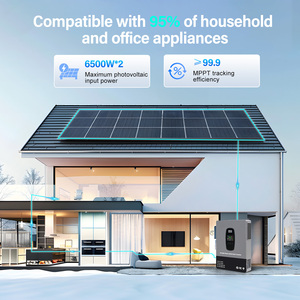 Onduleurs solaires hybrides 12KW 48V 12Kva hors réseau à onde sinusoïdale pure avec MPPT pour usage domestique (Stock US) - Product Image 2