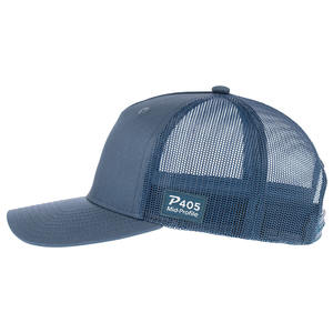 Gorra de Béisbol Personalizada <span class=keywords><strong>Richardson</strong></span> 112FP Clásica Azul Marino Claro, Gorra de Malla Tipo Camionero P405 de Perfil Medio, Transpirable para Exteriores con Cierre Snapback - Product Image 3