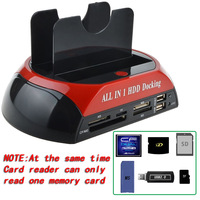 Estación de acoplamiento Dualbay HDD multifuncional Hub 2,5/3,5 pulgadas USB Disco duro Base BOX IDE/SATA Mobile Hdd Enclosure Case & Bag