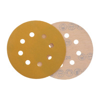Pexmientas 150mm Disque de sable abrasif à usage sec pour automobile Oxyde d'aluminium Crochet et boucle Disque de ponçage pour papier de verre