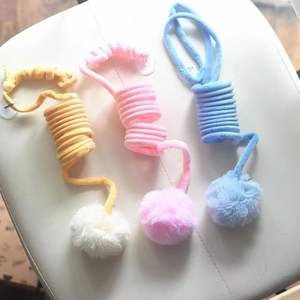 Juguete interactivo para gatos con resorte de tensión, peluche, bola de pelo y plumas, juguete deportivo interactivo para gatos - Product Image 2