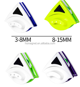 Nettoyeur de <span class=keywords><strong>vitres</strong></span> magnétique industriel à double face, à longueur réglable, en acier inoxydable, avec glissière, brosse de lavage - Product Image 2