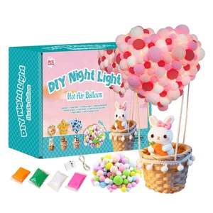 Fournisseur OEM de jouets pour enfants, kit de pâte à modeler à séchage à l'<span class=keywords><strong>air</strong></span> libre, longue durée, ballon à <span class=keywords><strong>air</strong></span> chaud de dessin animé, pour les fournitures de fête sur le thème des enfants - Product Image 1