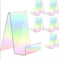 Support de table transparent à 3 niveaux, étagères de présentation en acrylique pour figurines, étagères de présentation à étages, porte-parfum, supports à cupcakes