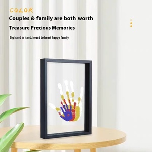 Cadre photo <span class=keywords><strong>empreinte</strong></span> <span class=keywords><strong>de</strong></span> <span class=keywords><strong>main</strong></span> pour couple bricolage écologique fait à la <span class=keywords><strong>main</strong></span> style familial <span class=keywords><strong>de</strong></span> palmier peinture <span class=keywords><strong>empreinte</strong></span> <span class=keywords><strong>de</strong></span> <span class=keywords><strong>main</strong></span> créative cadeau pour petit ami/ - Product Image 2