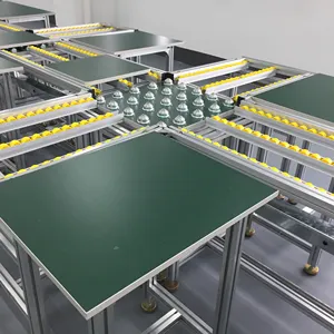 OEM Customized Industrial Aluminum Profile Assembly Line Belt Conveyor Work Table /Workbench