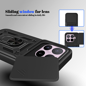 Funda para Teléfono <span class=keywords><strong>Xiaomi</strong></span> 17T Pro 17T 15T Pro 17, Protección de Privacidad para Cámara, Antigolpes, con Anillo de Soporte para <span class=keywords><strong>Xiaomi</strong></span> 15 14T Pro 13T 14 - Product Image 3