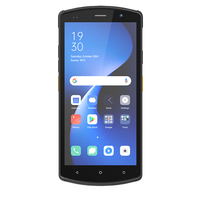 Escáner de Código de Barras PDA con Pantalla HD de 5.7 Pulgadas, Escáner Profesional con Android 12 y 64 GB de Almacenamiento para Aplicaciones de Servicio en Campo