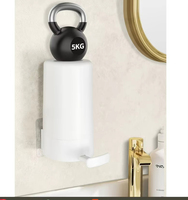 Boîte à savon créative pour salle de bain de dortoir étudiant, sans eau et sans perçage, boîte à savon en poudre pour salle de bain domestique