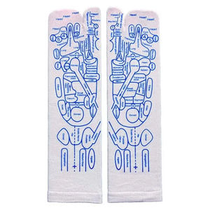 Medias de Reflexología Podal al por Mayor con Puntos de Acupuntura Bajos y Rodillo de Confort y Bienestar - Product Image 3