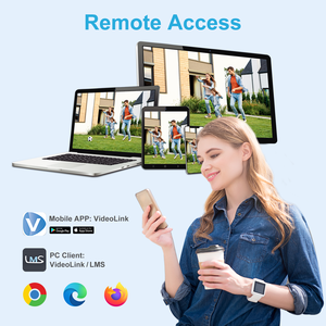 กล้อง <span class=keywords><strong>IP</strong></span> แบบไฮบริด 8MP POE สำหรับภายนอกอาคาร รูปทรงกระบอก พร้อมอินฟราเรดอัจฉริยะและไฟสีคู่ ตรวจจับมนุษย์/ยานพาหนะ ไมโครโฟนในตัว ตัวกล้องโลหะทั้งหมด รองรับ H.265 WDR - Product Image 6