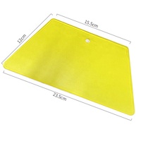 Papier adhésif ABS 9 pouces pour papier peint, carrelage mural, film de protection pour fenêtre avec outils de lissage