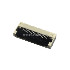 F0504 loạt 0.5mm Pitch 20 <span class=keywords><strong>pin</strong></span> 20t hàng duy nhất SMT phía trước lật loại zif FPC ffc kết nối dây để hội đồng quản trị kết nối cho máy ảnh - Product Image 2