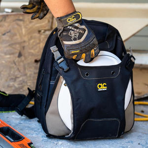 Sac à outils de charpentier Work Gear 1134, 44 poches, support dorsal rembourré, sac à outils portable pour jardinier, électricien - Product Image 3