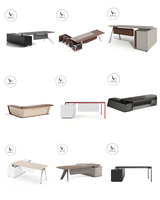 Scrivania Direzionale Moderna in MDF Bianco, Tavolo da Ufficio a L Resistente, Scrivania Estensibile e Set Sedia Ergonomica con Armadietto