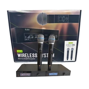SLXD4 gerçek çeşitlilik Ddual kanal Uhf akülü Microfono U/QLXD B58 KSM9 kablosuz mikrofon sistemi SLXD4D - Product Image 1