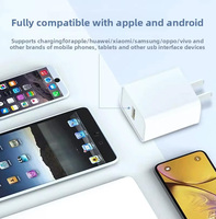 Adaptateur secteur USB 5V 2A 10W QC3.0 à charge rapide OTP, prise US/EU universelle pour téléphone/tablette et montre connectée