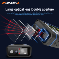 Télémètre Laser MUFASHA avec Caméra Extérieur 200m Portable Mini Professionnel, Télémètre LCD Couleur MW200