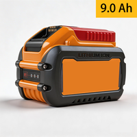 Batterie Li-ion FLEXVOLT 9,0 Ah 20 V/60 V DCB609 la plus vendue, 180 Wh, pour outils électriques robustes (meuleuse, clé, perceuse)