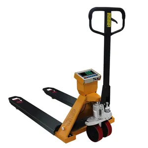 3 ton Printing Forklift Scale Digital Pallet Jack Scale with Printer Pallet Truck with Weigh Scale