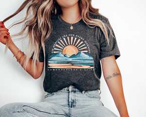 Camiseta Religiosa OEM ODM, Camiseta Cristiana, Ropa Inspiradora, Camiseta de Fe, Camiseta con Versículo Bíblico, Las Misericordias de Él son Nuevas Cada Mañana - Product Image 2