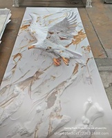 Fournisseur direct d'usine, panneaux muraux en PVC marbré de haute qualité, imperméables et résistants aux UV, pour hôpital, chambre, appartement, hôtel