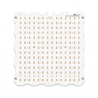 PCB LED en aluminium OEM personnalisé, MCPCB, PCB LED circulaire en forme de fleur pour éclairage industriel LED UFO High Bay