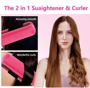 Chuyên nghiệp chất lượng cao hồng ngoại tấm Titan tóc ép tóc với Ionic rộng phẳng Irons cho Keratin sử dụng - Product Image 6