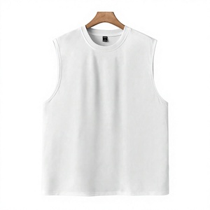 Men's Olive <b>Green</b> Sleeveless <b>Tank</b> <b>Top</b> O-Neck Solid Knitted Casual Wear - Product Image 4