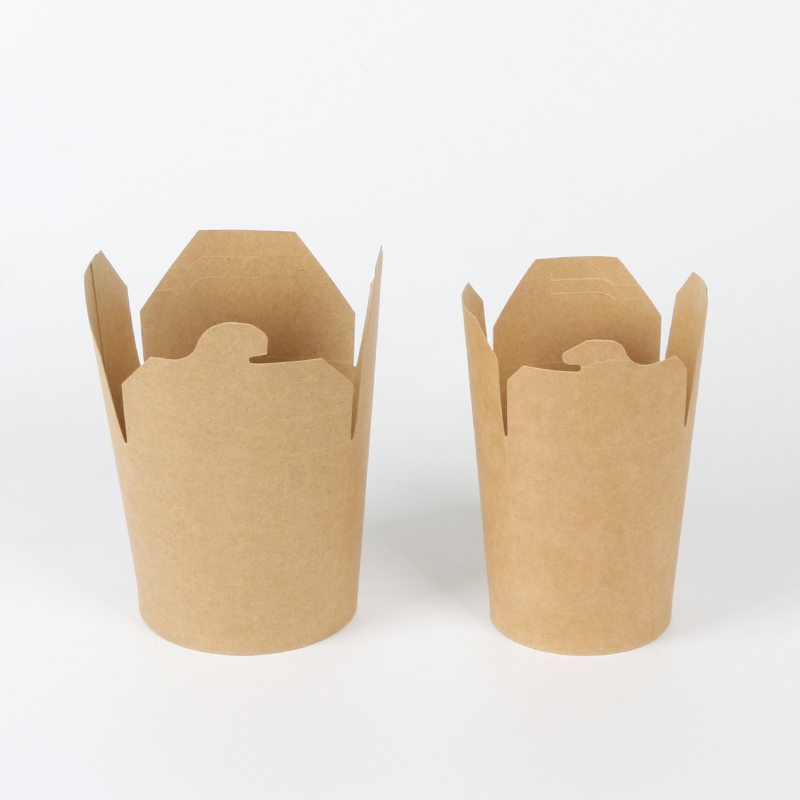 Wholesale custom print round chinese style food noodle takeaway packaging paper box
