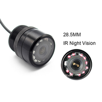 Caméra de recul LED vision nocturne étanche IP68 12V 24V CVBS AHD 720P 1080P universelle pour Golf Camry Jetta RAV4 Corolla