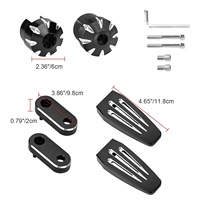 Capuchons de cadre de repose-pieds pour came-am Spyder F3-S,F3-T,F3 Limited Spyder Série Spéciale Limitée