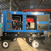 Groupe électrogène de soudage diesel monté sur remorque 80 kW 1000 A 4 postes MMA à électrode, avec moteur Weichai OEM