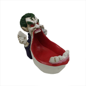 2025 nouveau clown créatif conception en gros logo personnalisé résine céramique drôle cigare <span class=keywords><strong>cendrier</strong></span> décoration de la maison cendriers - Product Image 2