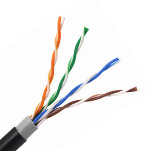 Cable Ethernet UTP Cat5e para Exteriores, 24AWG, Cobre Sólido Puro, Revestimiento de PE, Resistente a los Rayos UV, Impermeable, 305m 1000ft, Cable de Red a Granel - Product Image 1