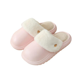 Detachable cotton <b>slippers</b> <b>waterproof</b> autumn and winter 2025 new indoor home warm shoes anti slip - Product Image 4