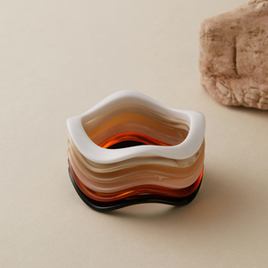 2025 Offre Spéciale nouveau Boho Style personnalité acrylique <span class=keywords><strong>Bracelet</strong></span> à la mode coloré cravate teinture processus femmes manchette <span class=keywords><strong>Bracelet</strong></span> - Product Image 2