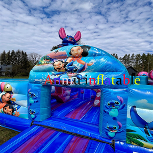 Combinaison de trampoline gonflable et de toboggan sur le thème des personnages de Star Chicks, adorés des enfants - Product Image 2