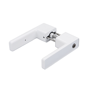 Cerradura de Puerta Invisible de Zinc Ecológica de Diseño Moderno Italiano para Apartamentos, Dormitorios y Baños, con Manija Dividida Silenciosa HS-ST001 - Product Image 1