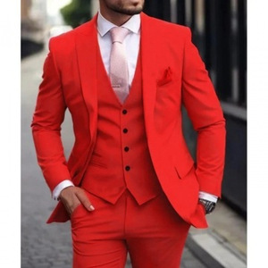 Completo Tre Pezzi Elegante per Occasioni Formali, Abbigliamento Raffinato su Misura per Gentiluomini, Perfetto per Affari e Banchetti - Product Image 6