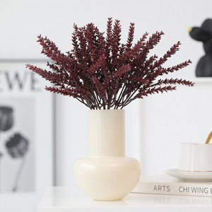 <b>Artificial</b> Dried Flower <b>Bouquet</b> 34cm Mixed Colors Plastic Silk Long Lasting Home Decor Tabletop Display - Product Image 2