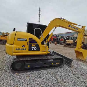 Komatsu รถขุดมือสองขนาดเล็กสำหรับ PC70รถตักดินขนาด7ตันรถขุดตีนตะขาบใช้ในฟาร์ม - Product Image 2