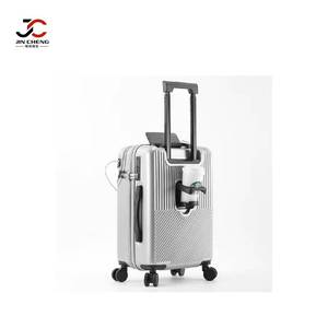 <span class=keywords><strong>Valise</strong></span> à roulettes ABS légère à ouverture frontale pour homme et femme, petite taille, avec serrure TSA, bagage cabine étanche - Product Image 4