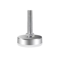Support de machine antidérapant M6/M8/M10/M12 Pieds de mise à niveau Pieds de meubles en métal Pieds à vis fixes et réglables