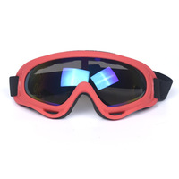 Lunettes de moto coupe-vent avec verres miroir pour scooter, VTT et moto de rue